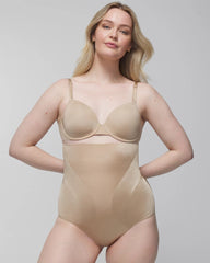 WARM AMBER - Mid-Level Shaping Vanishing Edge High-Waist Brief