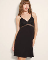 BLACK - Soft Support Lace Chemise