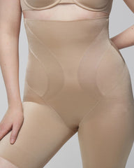 WARM AMBER - Mid-Level Shaping Vanishing Edge High-Waist Thigh Slimmer