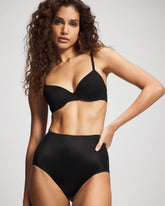 BLACK - Mid Level High Waist Cooling Brief