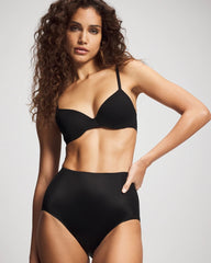 BLACK - Mid Level High Waist Cooling Brief