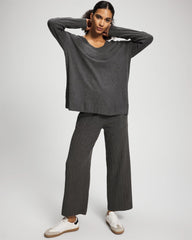 HEATHER QUARTZ - Premier Knit Sweater