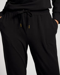BLACK - Essential Terry Jogger