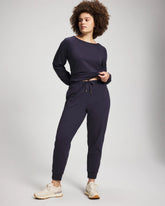 DEEP INDIGO - Essential Terry Jogger
