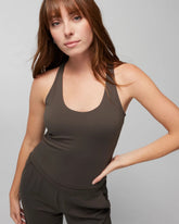 DARK GRAY OLIVE - 24/7 Racerback Bra Tank