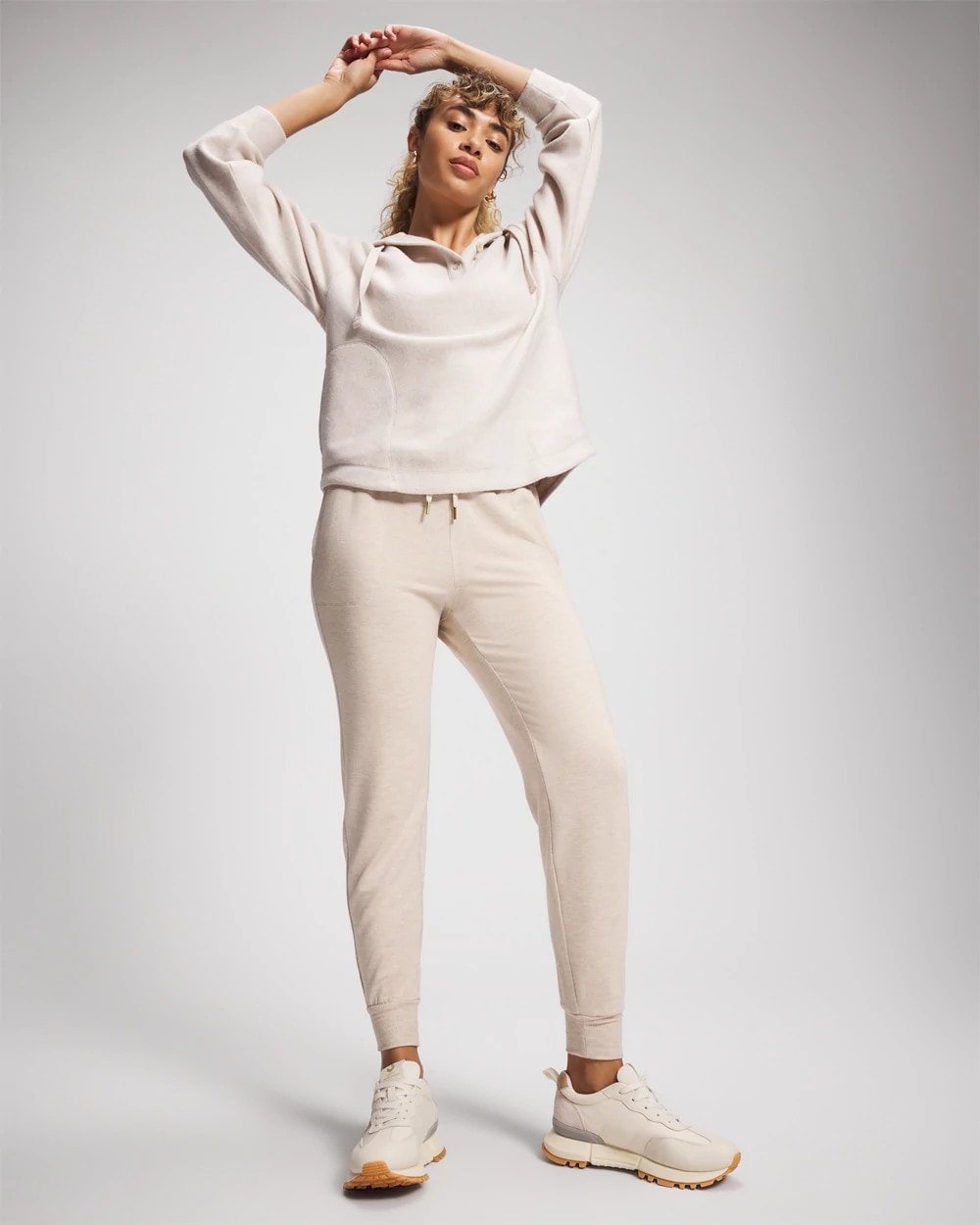 HEATHER SHELL - Ultrasoft Fleece Joggers