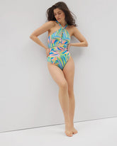MULTI - On the Bright Side High-Neck One-Piece
