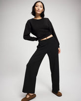 BLACK - Modern Modal Straight Leg Pant