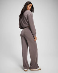 DARK TAUPE - Modern Modal Straight Leg Pant