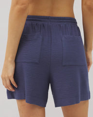 LUNAR TIDE - Crinkle Knit 5 Inch Short