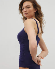 TRUE BLUE - V-Wire Tankini Top