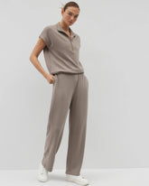 SMOKED TRUFFLE - Wide Leg Pant