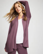 PURPLE FLINT - Ultrasoft Fleece Cardigan
