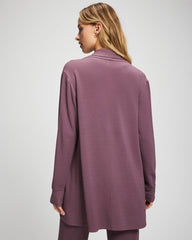 PURPLE FLINT - Ultrasoft Fleece Cardigan