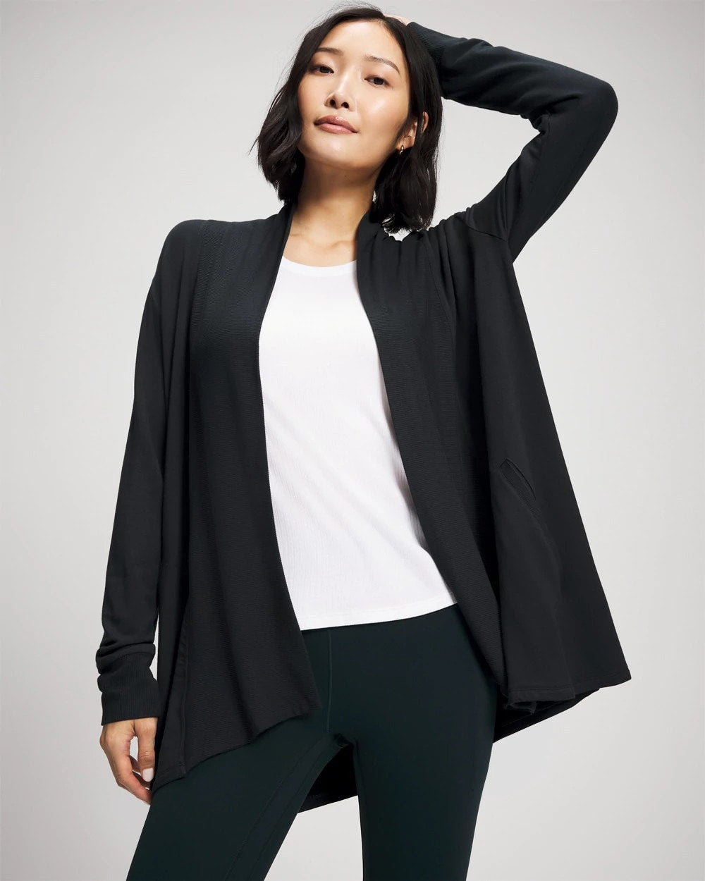 DEEPEST MARINE - Ultrasoft Fleece Cardigan