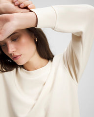 PARCHMENT - Modern Modal Crewneck Sweatshirt