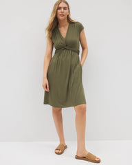 OLIVE NIGHT - Twist Short Bra Dress