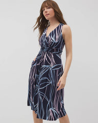 SO RELEAFED GRAND NAVY - Cross Back Strap Bra Dress