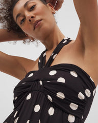 MOVEMENT DOT BLACK - Retreat Maxi Bra Dress