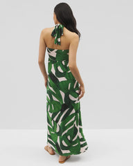TROPICAL BREEZE G PALM - Retreat Maxi Bra Dress
