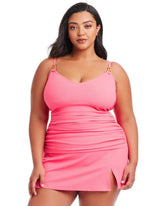 BARDOT BLUSH - Pique Ole V-Neck Tankini