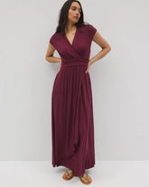 VELVET PLUM - Serenity Maxi Bra Dress