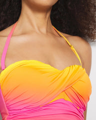 ROSA - Beat The Heat Bandeau Tankini Top