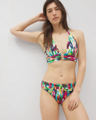 MULTI - Keep It Moving U-Wire Halter Swim Top