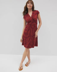 PEACEFUL PALMS MID VELVET - Mini Bra Dress