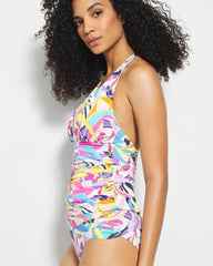 MULTI - Living Color Tankini Top