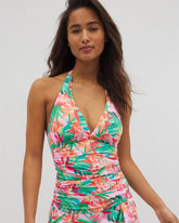 MULTI - Everything Under the Sun Halter Tankini Top
