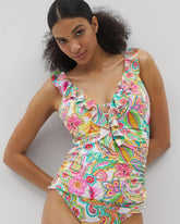 MULTI - Bleu Rod Beattie All Set for Summer Ruffle Tankini