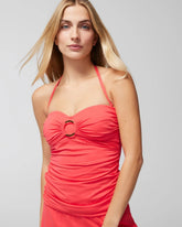 SHORTCAKE - Bleu Rod Ring Me Up Draped Bandini