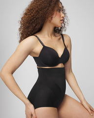 BLACK - Mid-Level Shaping Vanishing Edge High-Waist Brief