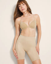 WARM AMBER - Mid-Level Shaping Vanishing Edge Low Back Shorts