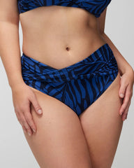 UNBELEAFABLE TRUE BLUE - Twist-Front Bikini Bottom