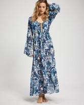MULTI - Turning Tides Keep It Moving Chiffon Dress