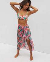 MULTI - Everything Under the Sun Ruffle Pareo