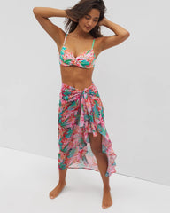 MULTI - Everything Under the Sun Ruffle Pareo