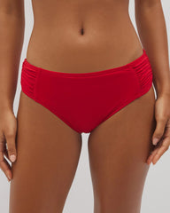 BARBADOS CHERRY - Ruched Bikini Bottoms