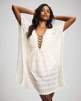 COCONUT WATER - Sunkissed Crochet Chiffon Caftan