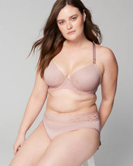 ADOBE ROSE - Perfect Coverage Convertible Bra with Lace back
