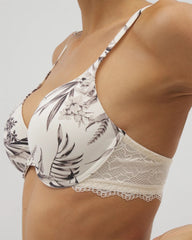 PALM PERFECT M CHAMPAGNE - Embraceable Demi Bra with Lace Trim