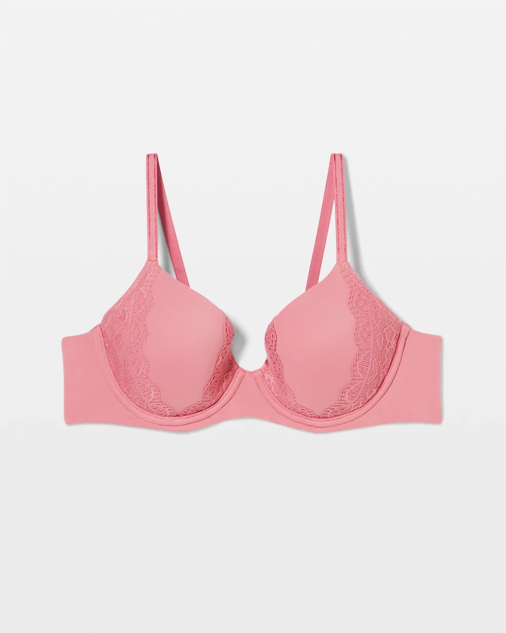 ANTIQUE PINK - Enchanting Lace Trim Bra