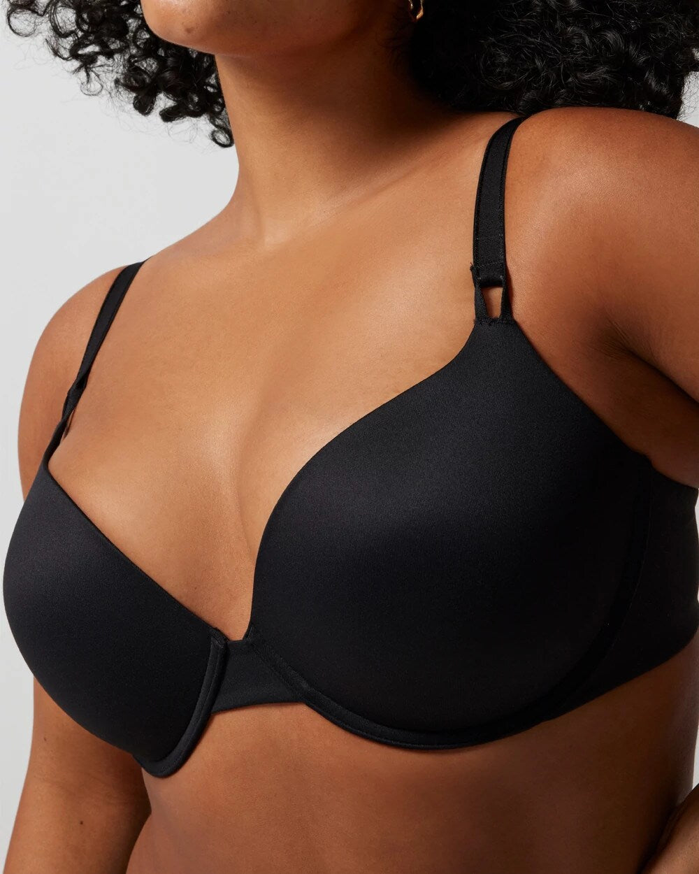 BLACK - Push-Up Plunge Bra
