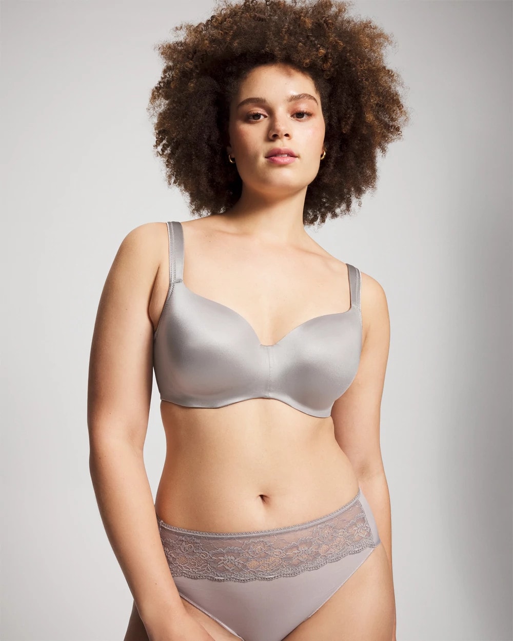 MINERAL GRAY - Balconette Bra