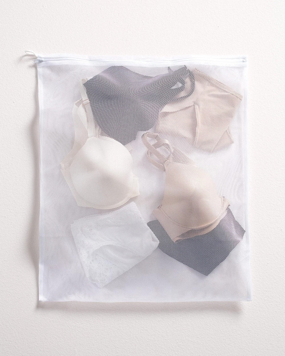 WHITE - Lingerie Wash Bag