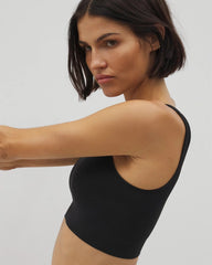BLACK - Seamless Rib Bralette