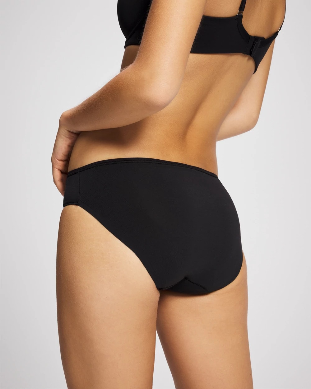 BLACK - Cotton Hipster Panty