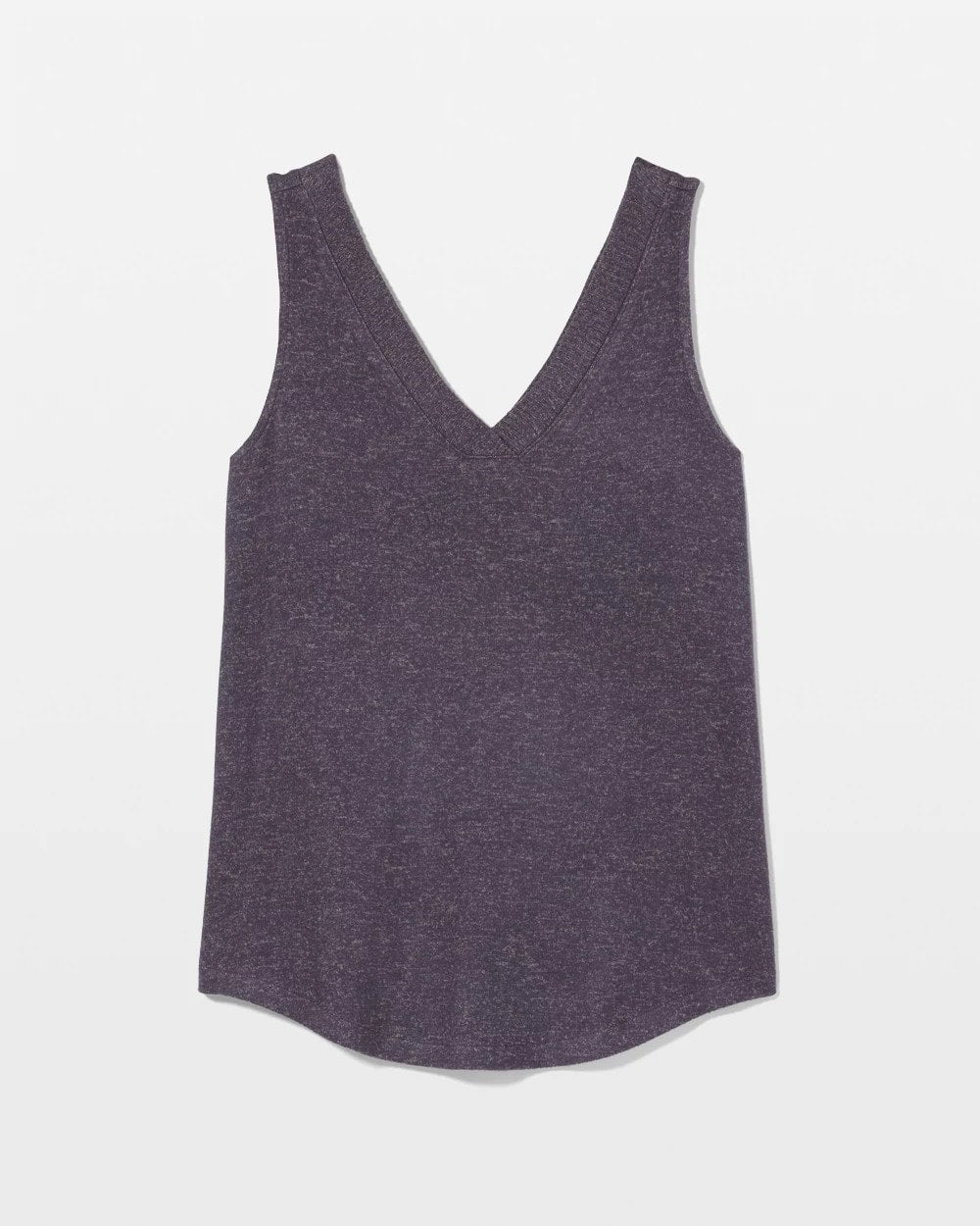 GRAY INK/PEARLED IVORY - V-Neck Pajama Tank